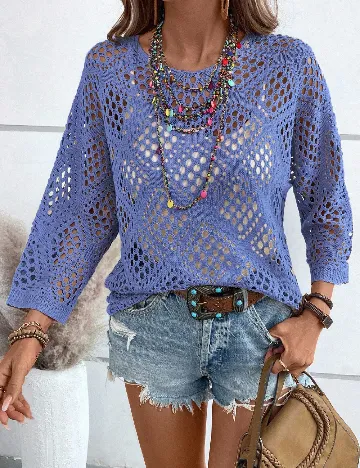 Bluza SHEIN, albastru