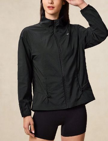 Jacheta impermeabila SHEIN, negru