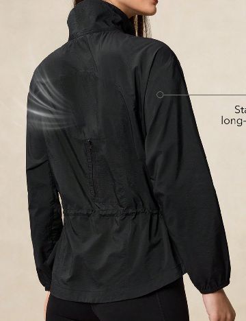 Jacheta impermeabila SHEIN, negru