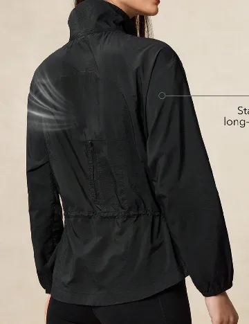 Jacheta impermeabila SHEIN, negru