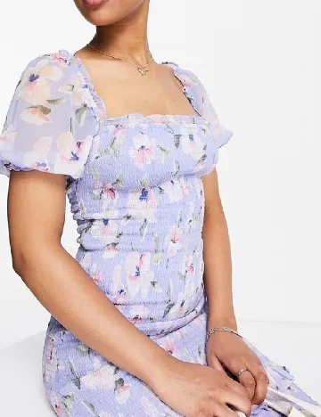 Rochie medie Abercrombie&Fitch, mov