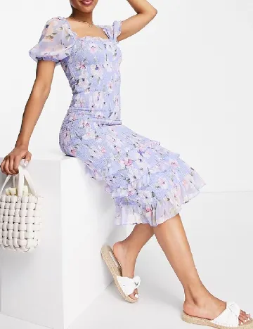 Rochie medie Abercrombie&Fitch, mov