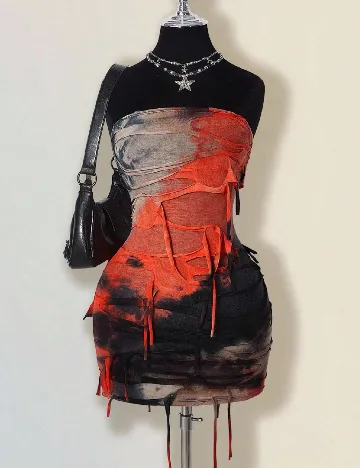 Rochie scurta SHEIN, mix culori