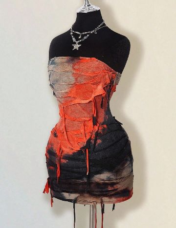 Rochie scurta SHEIN, mix culori