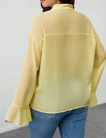 Bluza SHEIN CURVE, galben