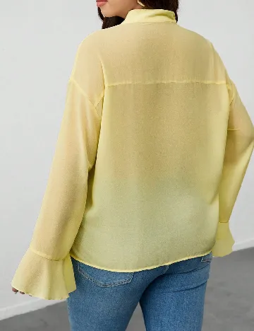 Bluza SHEIN CURVE, galben