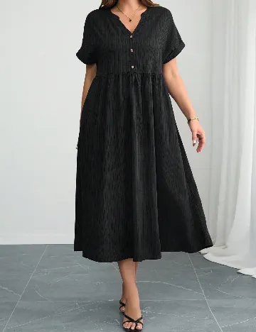 Rochie medie SHEIN CURVE, negru