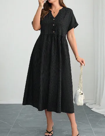 Rochie medie SHEIN CURVE, negru