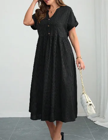 Rochie medie SHEIN CURVE, negru