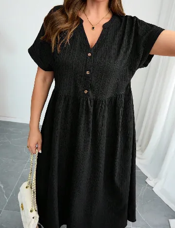 Rochie medie SHEIN CURVE, negru