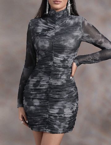 Rochie scurta SHEIN, gri