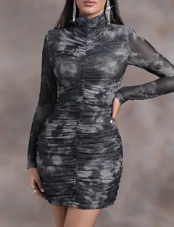 Rochie scurta SHEIN, gri