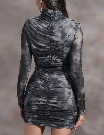 Rochie scurta SHEIN, gri