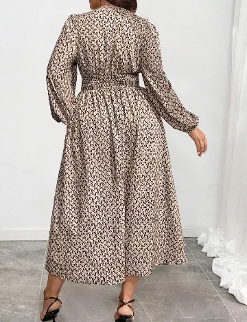 Rochie medie SHEIN CURVE, maro