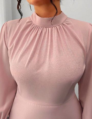 Rochie medie SHEIN CURVE, roz