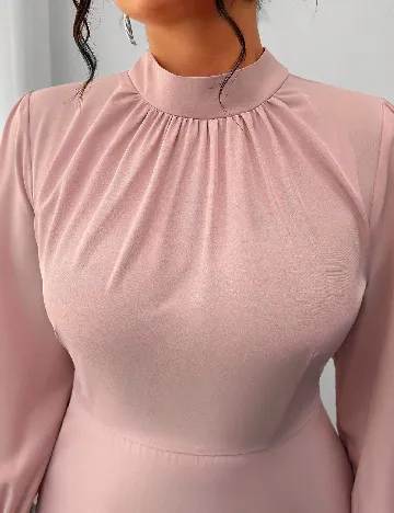 Rochie medie SHEIN CURVE, roz