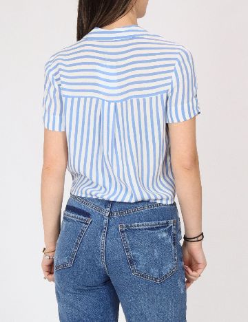 Camasa Bershka, albastru