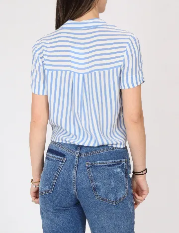 Camasa Bershka, albastru