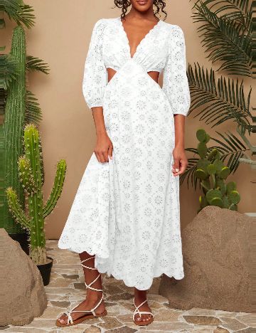 Rochie lunga SHEIN, alb