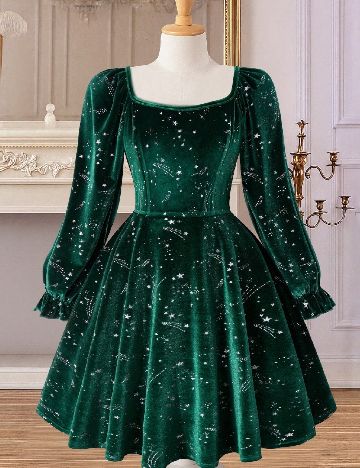 Rochie Shein Kids, verde