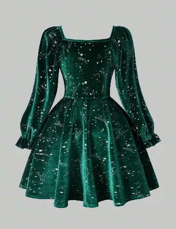 Rochie Shein Kids, verde