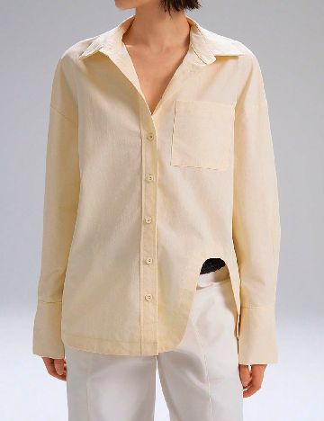 Camasa Oversize SHEIN, crem