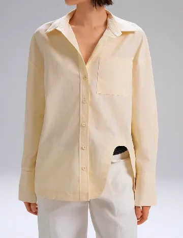 Camasa Oversize SHEIN, crem