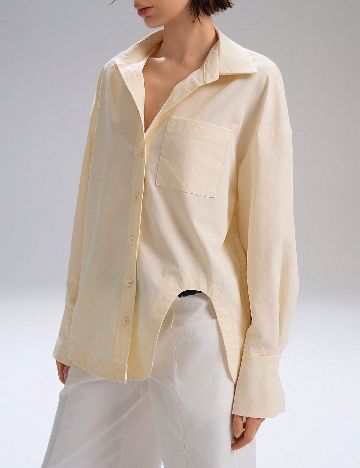 Camasa Oversize SHEIN, crem