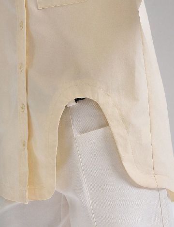 Camasa Oversize SHEIN, crem