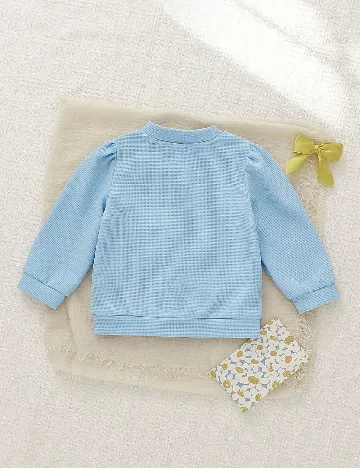 Cardigan Shein Kids, albastru