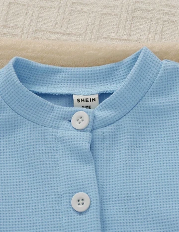 Cardigan Shein Kids, albastru