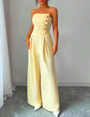 Salopeta SHEIN, galben