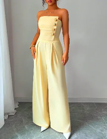 Salopeta SHEIN, galben