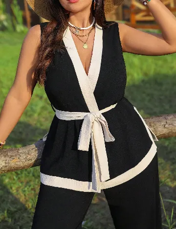 Compleu SHEIN CURVE, negru