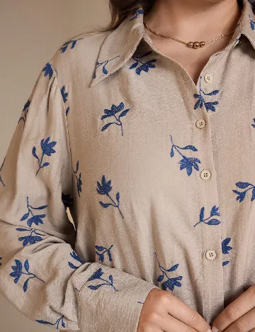 Rochie lunga SHEIN CURVE, maro