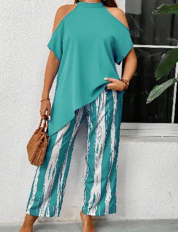 Compleu SHEIN CURVE, turcoaz