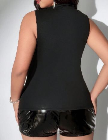Top SHEIN CURVE, negru