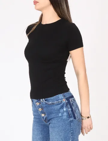 Top Bershka, negru