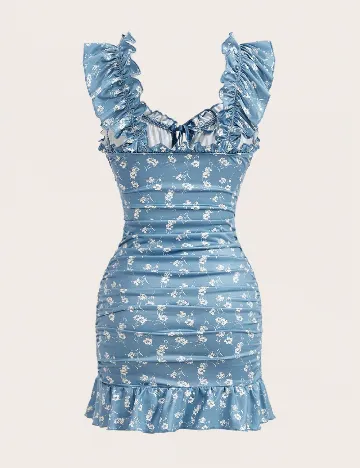 Rochie scurta SHEIN, albastru