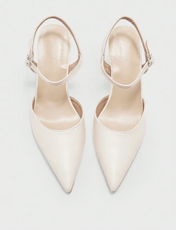 Pantofi Cuccoo, crem