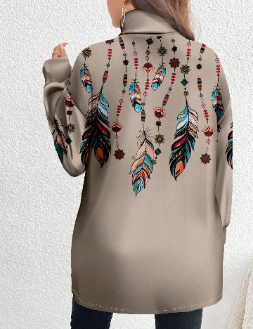 Bluza SHEIN CURVE, maro