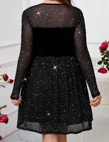 Rochie scurta SHEIN CURVE, negru