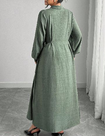 Rochie lunga SHEIN CURVE, verde