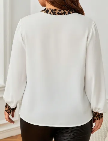 Bluza SHEIN CURVE, alb