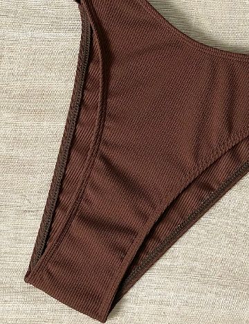 Costum de baie SHEIN, maro