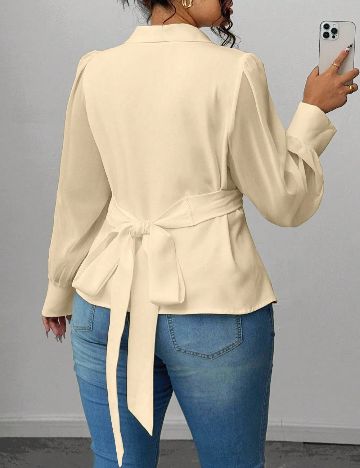 Bluza SHEIN CURVE, crem