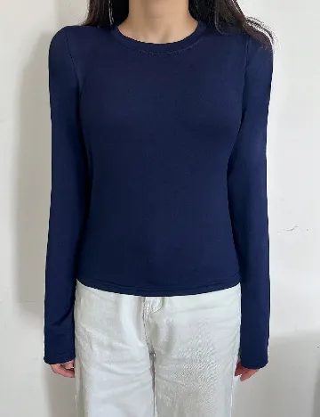 Set bluze 2 bucati SHEIN, alb/bleumarin