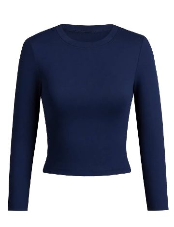 Set bluze 2 bucati SHEIN, alb/bleumarin