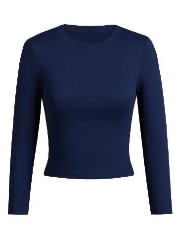 Set bluze 2 bucati SHEIN, alb/bleumarin