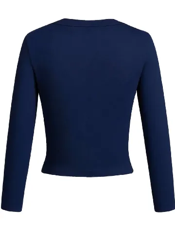 Set bluze 2 bucati SHEIN, alb/bleumarin